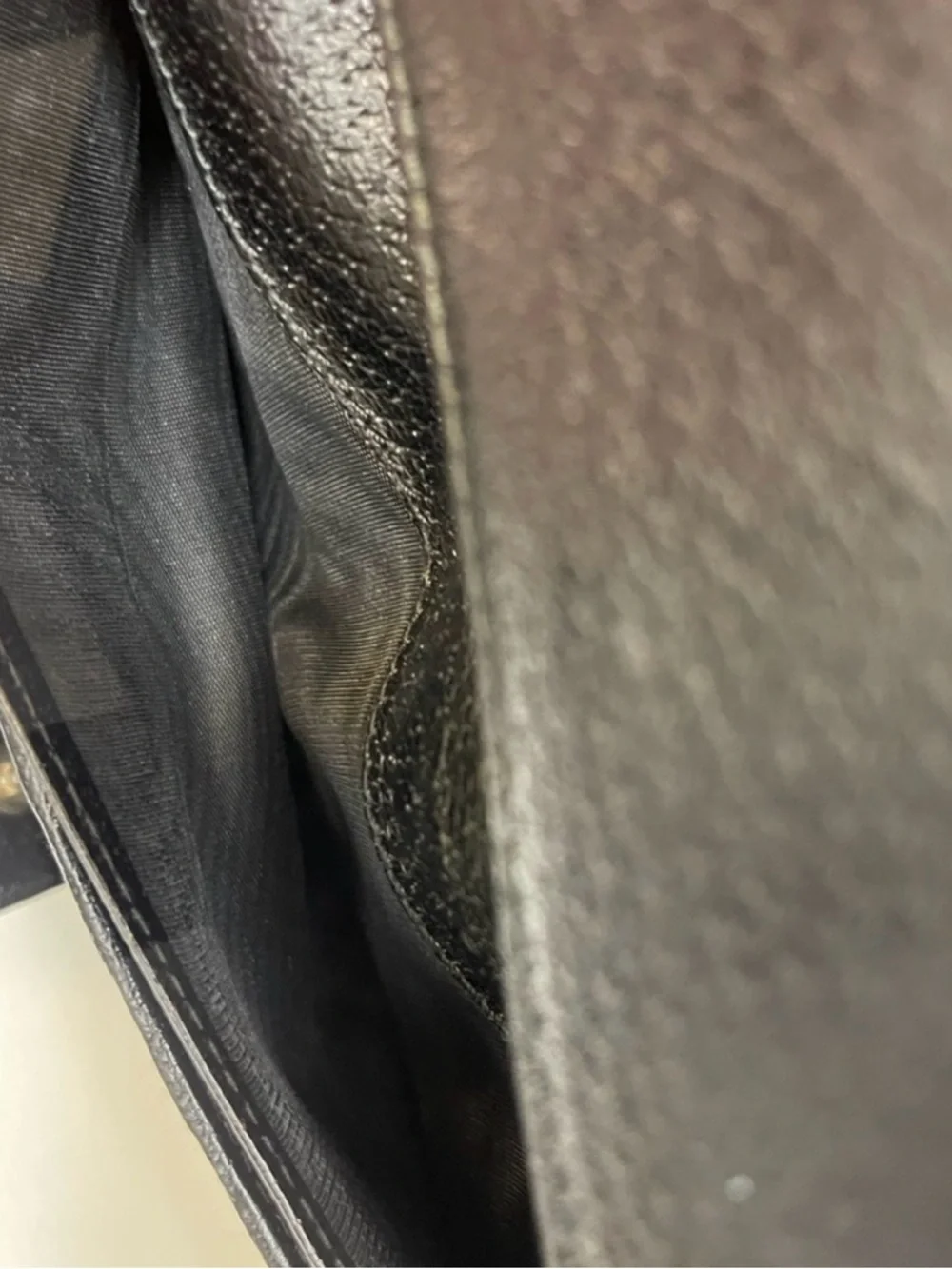Gucci GG Monogram Continental Wallet with Gold Accents-EUC